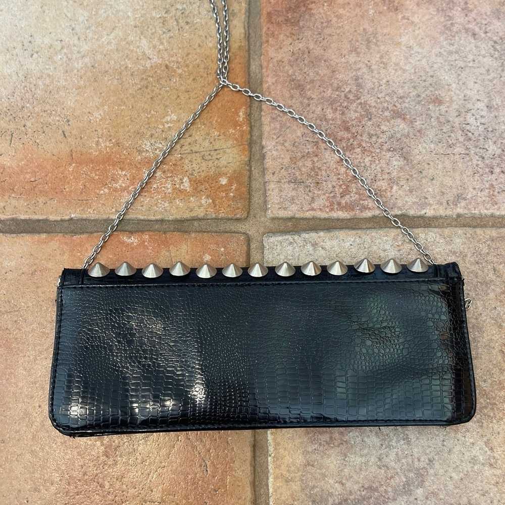 Vintage MMS studded chain strap crossbody /Clutch - image 3