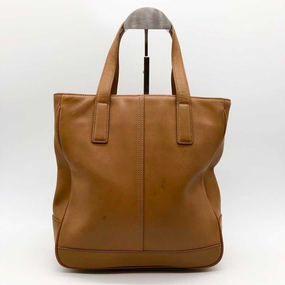 Coach Old Coach Tote Bag Handbag Tan Leather Unis… - image 2