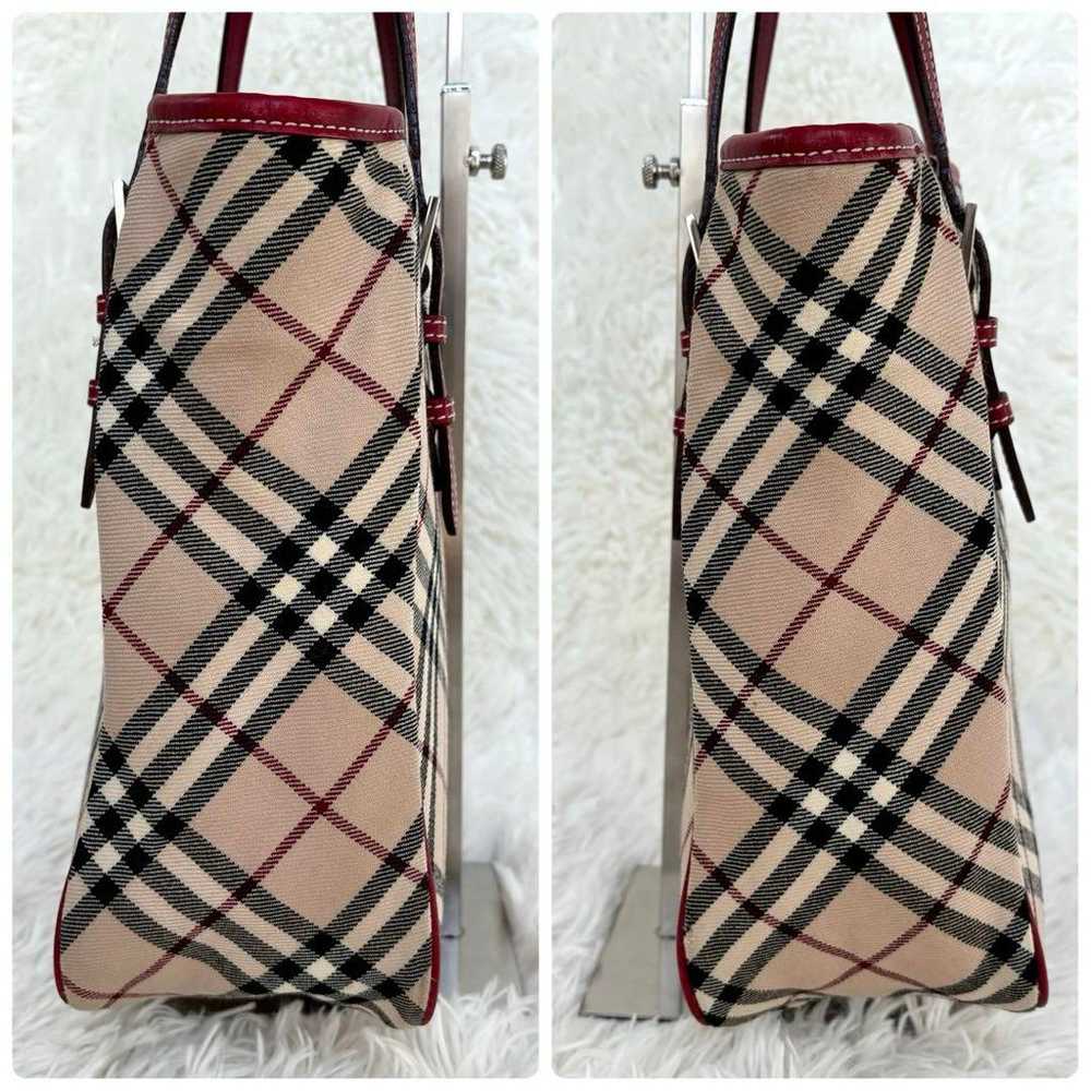 Burberry Blue Label Tote Bag Nova Check Beige Red. - image 5