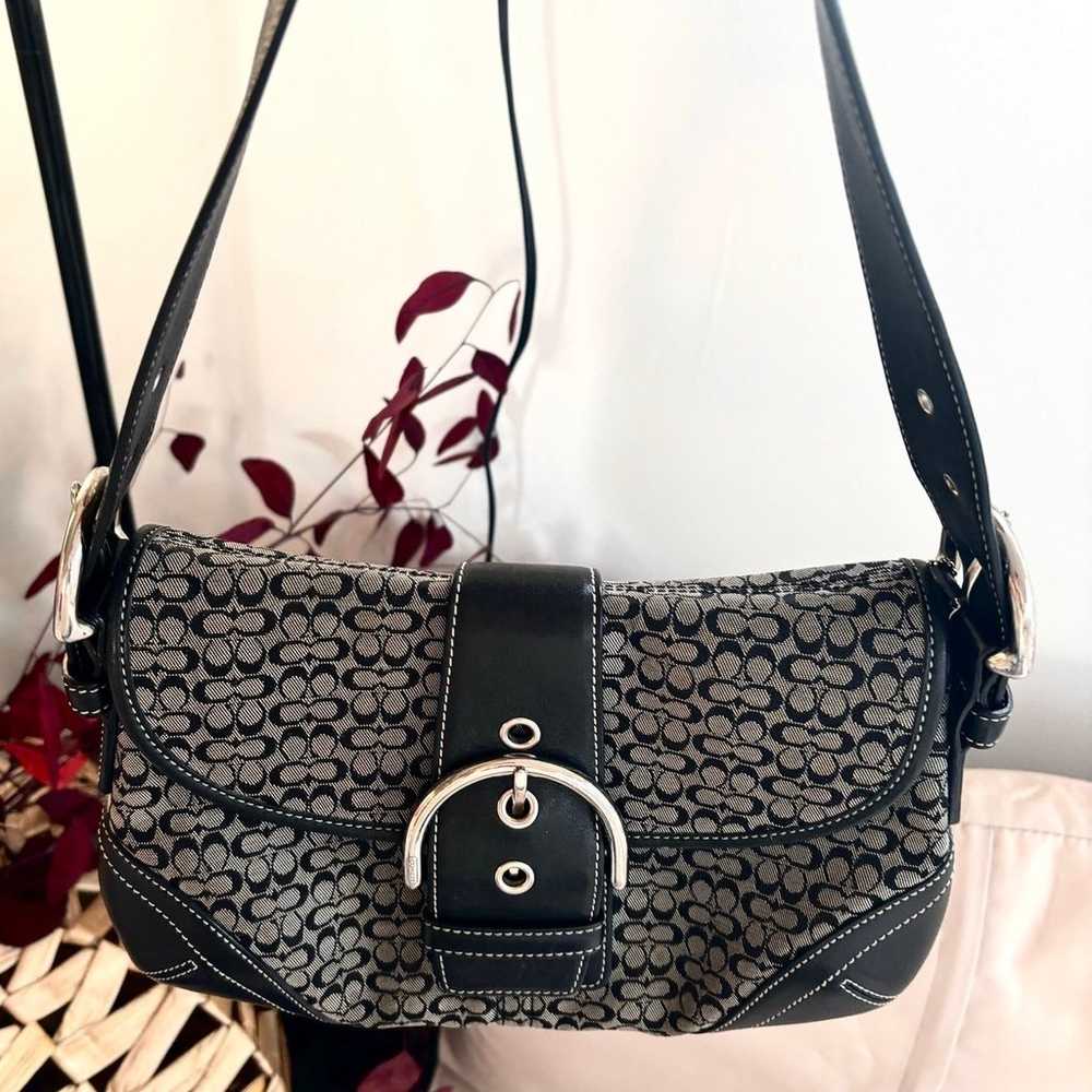 Coach Vintage Buckle Shoulder Bag - image 1