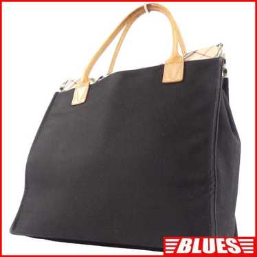 Burberry Blue Label Tote Bag Handbag Nova Check J… - image 1