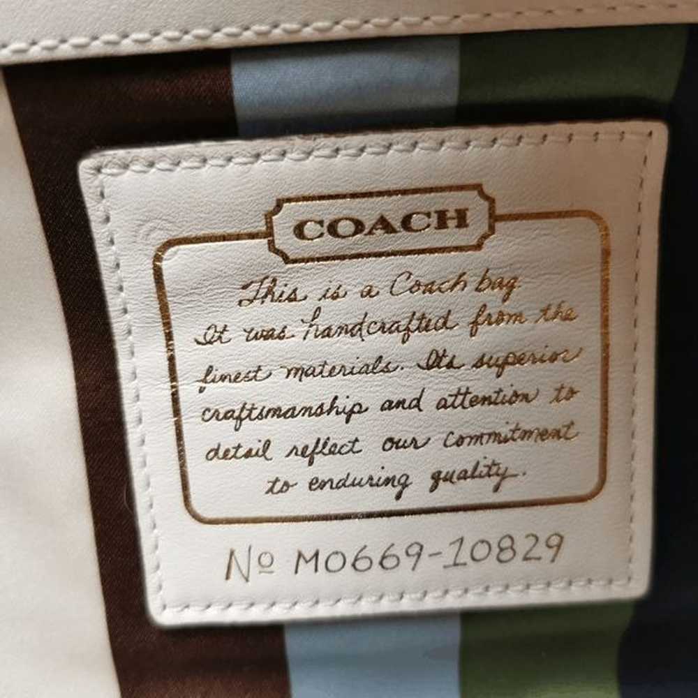 Vintage Coach Legacy Citron 65th Anniversary 10829 - image 6