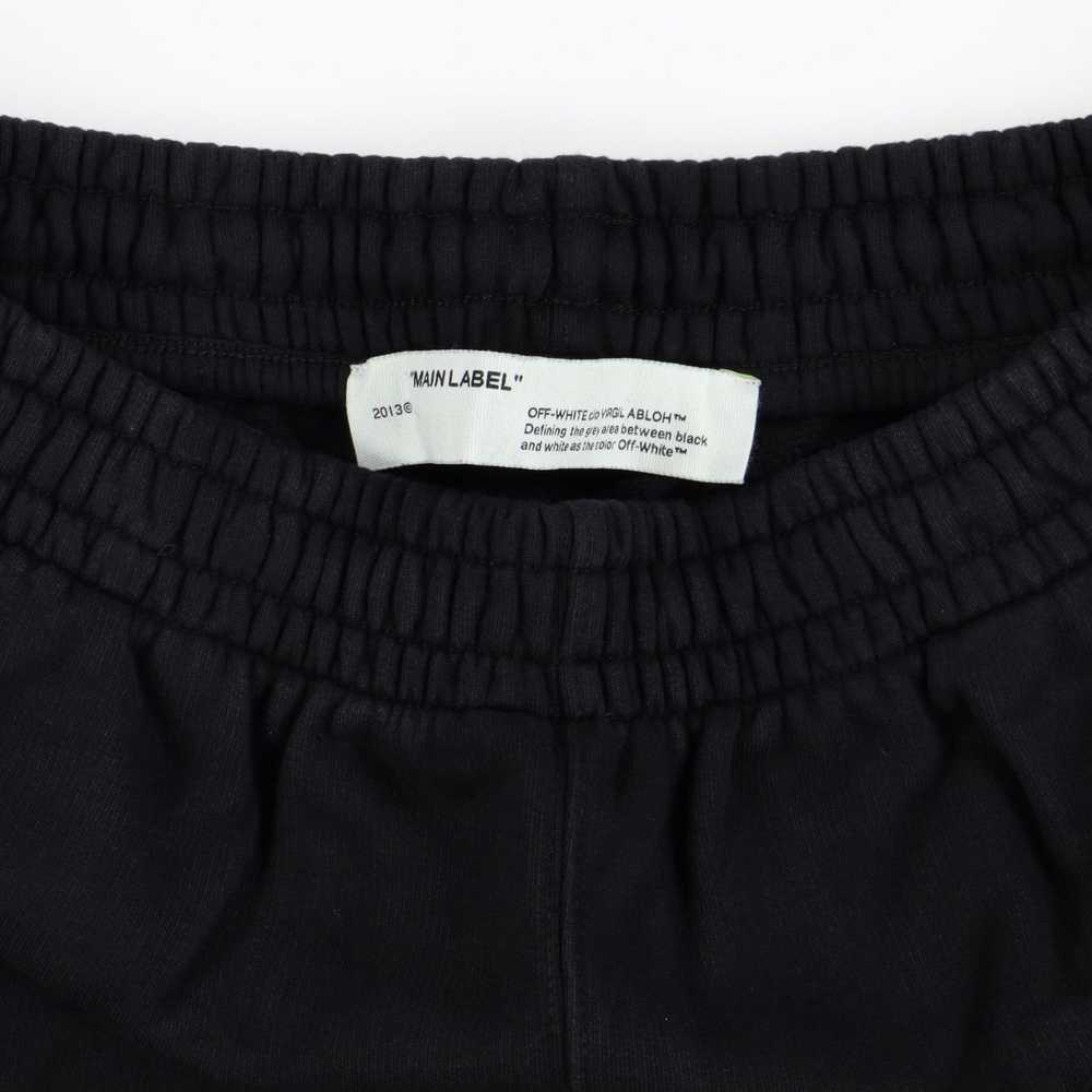 Off-White Black Raw Hem 3D Arrows Logo Sweatshorts - image 4