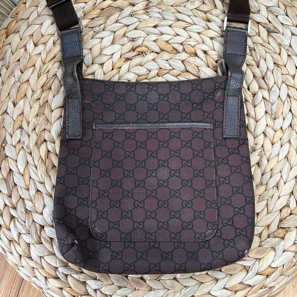 Gucci GG Canvas Messenger Bag - image 1