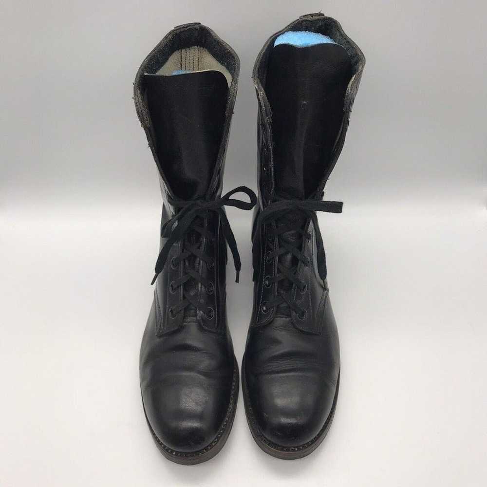 Vintage Addison Shoe Company Black Combat Boots W… - image 6