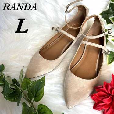 RANDA Flat Shoes Pumps Ballet Shoes with Straps - image 1