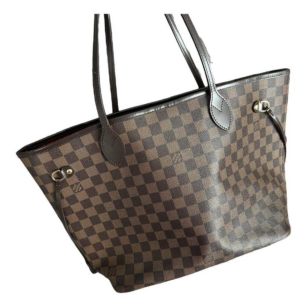 Louis Vuitton Neverfull leather tote - image 1