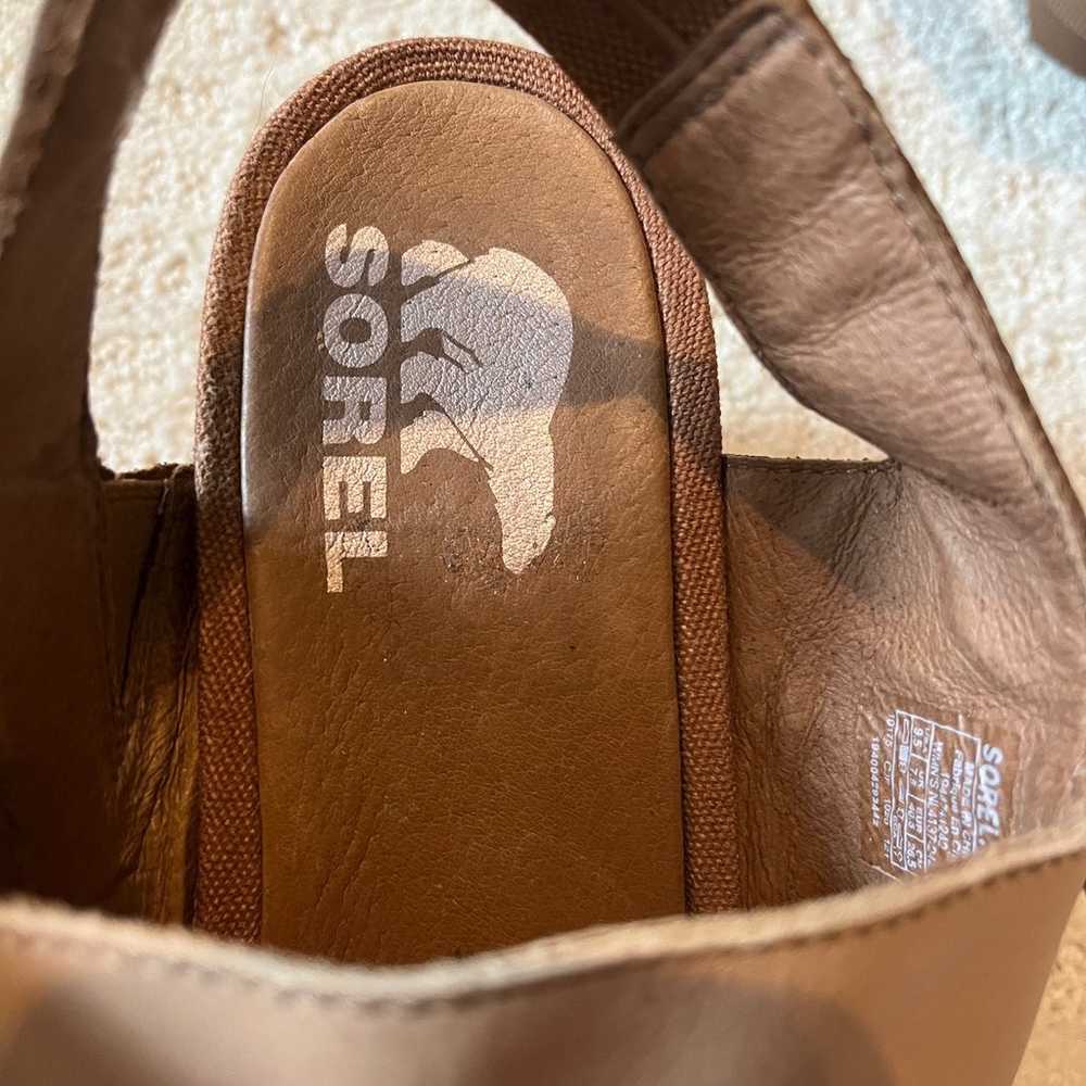 Sorel Tan Colorblock Joanie II Slingback Wedge Sl… - image 6