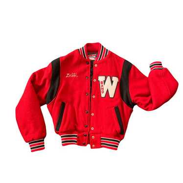 EMPIRE 70's varsity jacket vintage 襟付き 70's Empire ''JOHN GLENN H.'' 襟付き バーシティジャケット