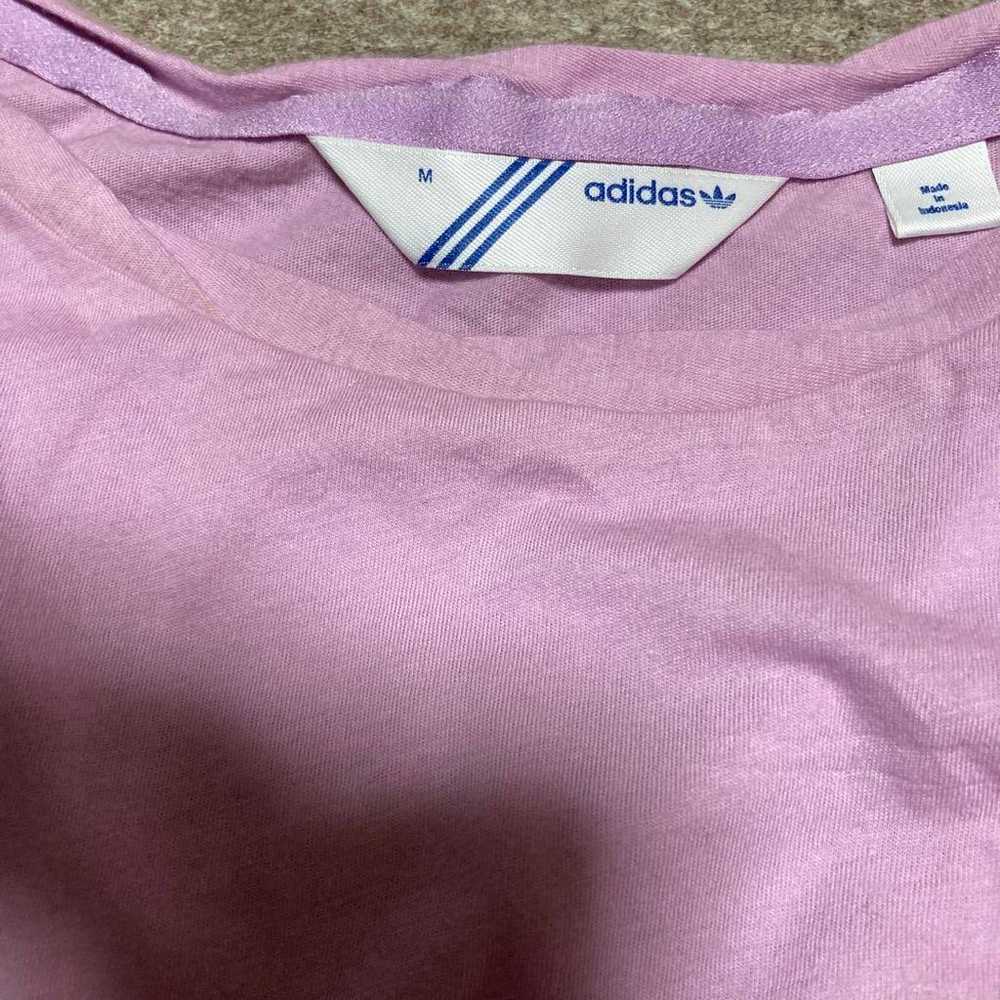 adidas Originals pink balloon sleeve cut-sleeve s… - image 4