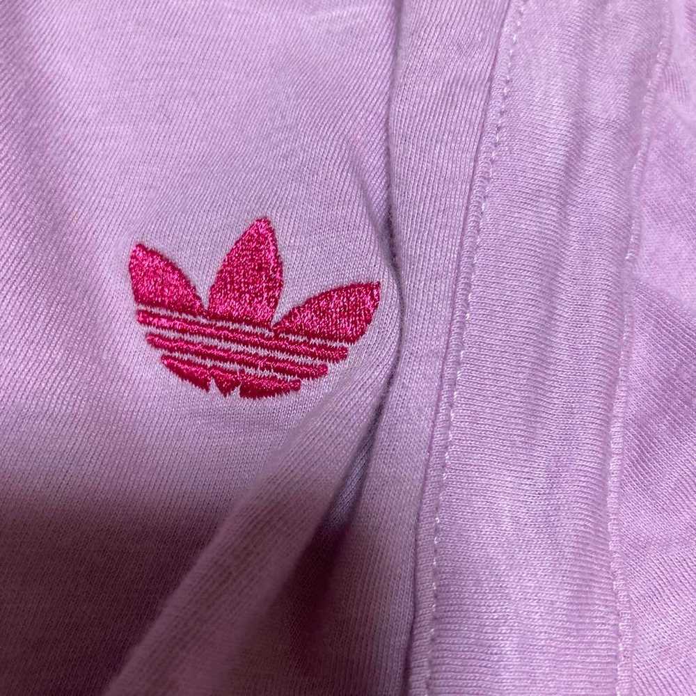 adidas Originals pink balloon sleeve cut-sleeve s… - image 6