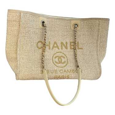 Chanel Deauville cloth handbag