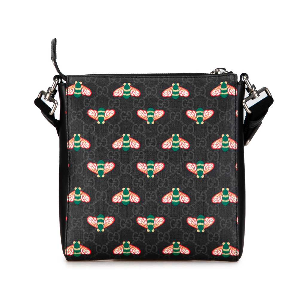 Black Gucci GG Supreme Bestiary Bee Messenger Cro… - image 3