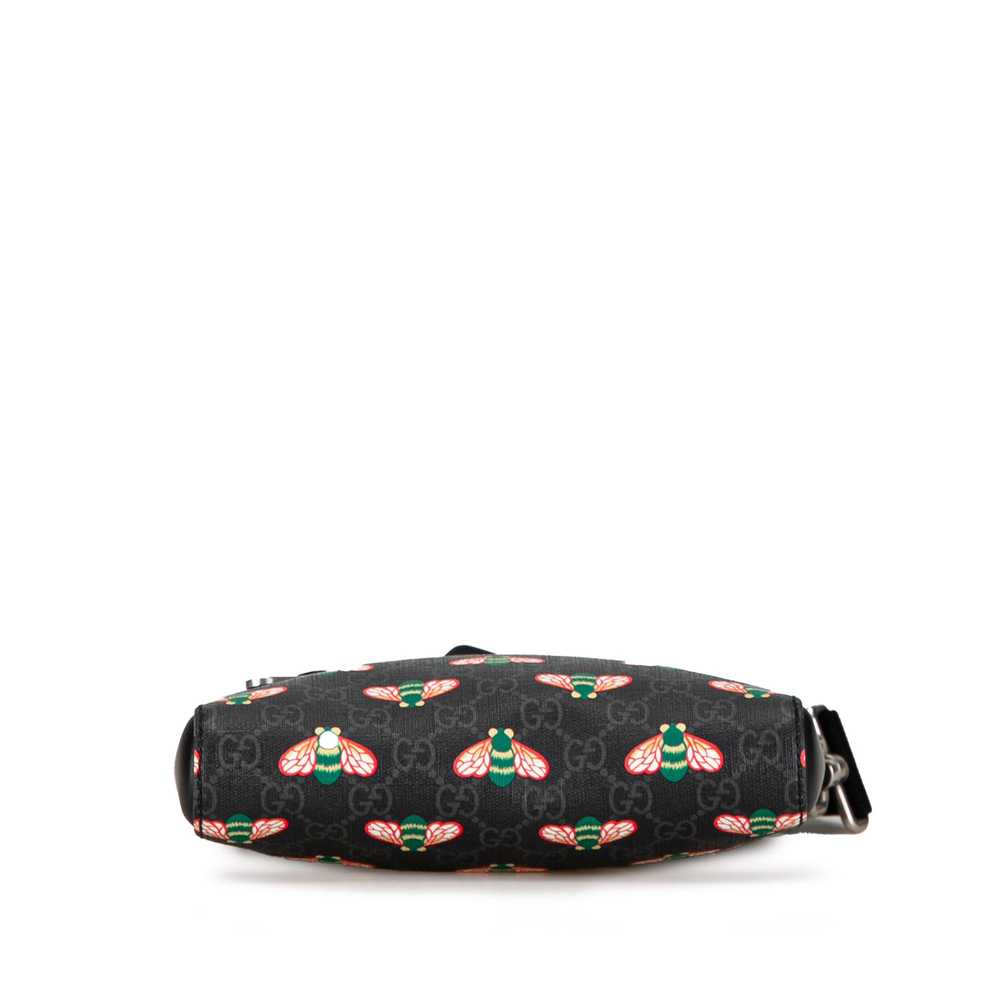 Black Gucci GG Supreme Bestiary Bee Messenger Cro… - image 4