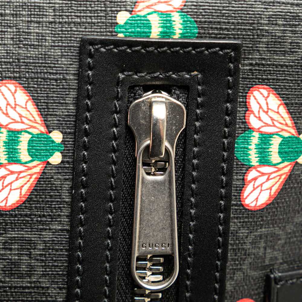 Black Gucci GG Supreme Bestiary Bee Messenger Cro… - image 8