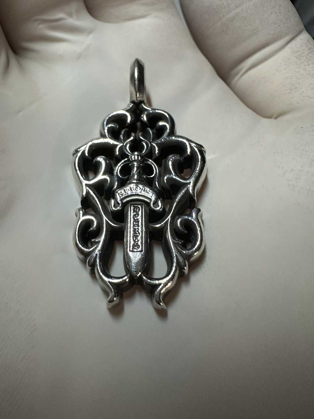 Chrome Hearts Chrome Hearts Vine Dagger Pendant - image 10