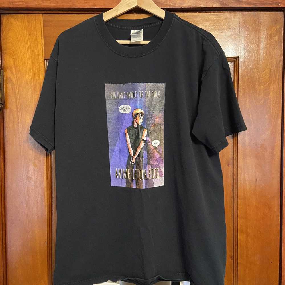 Streetwear × Vintage 2006 Anime Expo Catgirls Tee - image 1