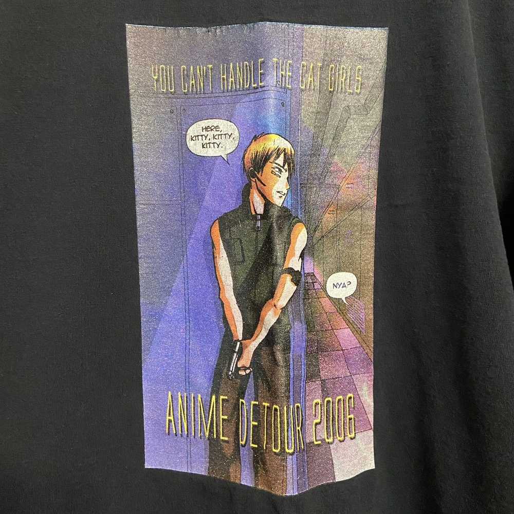 Streetwear × Vintage 2006 Anime Expo Catgirls Tee - image 4