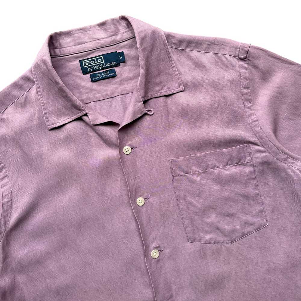 Polo Ralph Lauren silk/linen camp shirt Small - image 2