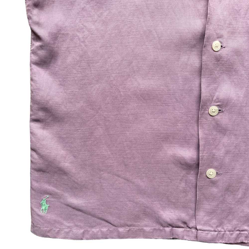 Polo Ralph Lauren silk/linen camp shirt Small - image 3