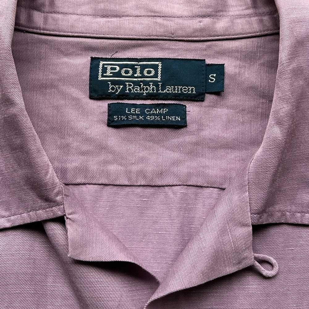 Polo Ralph Lauren silk/linen camp shirt Small - image 4