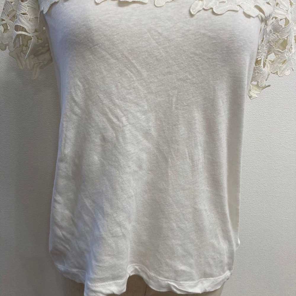 Natural Beauty Basic Floral Lace Cut Top - image 4