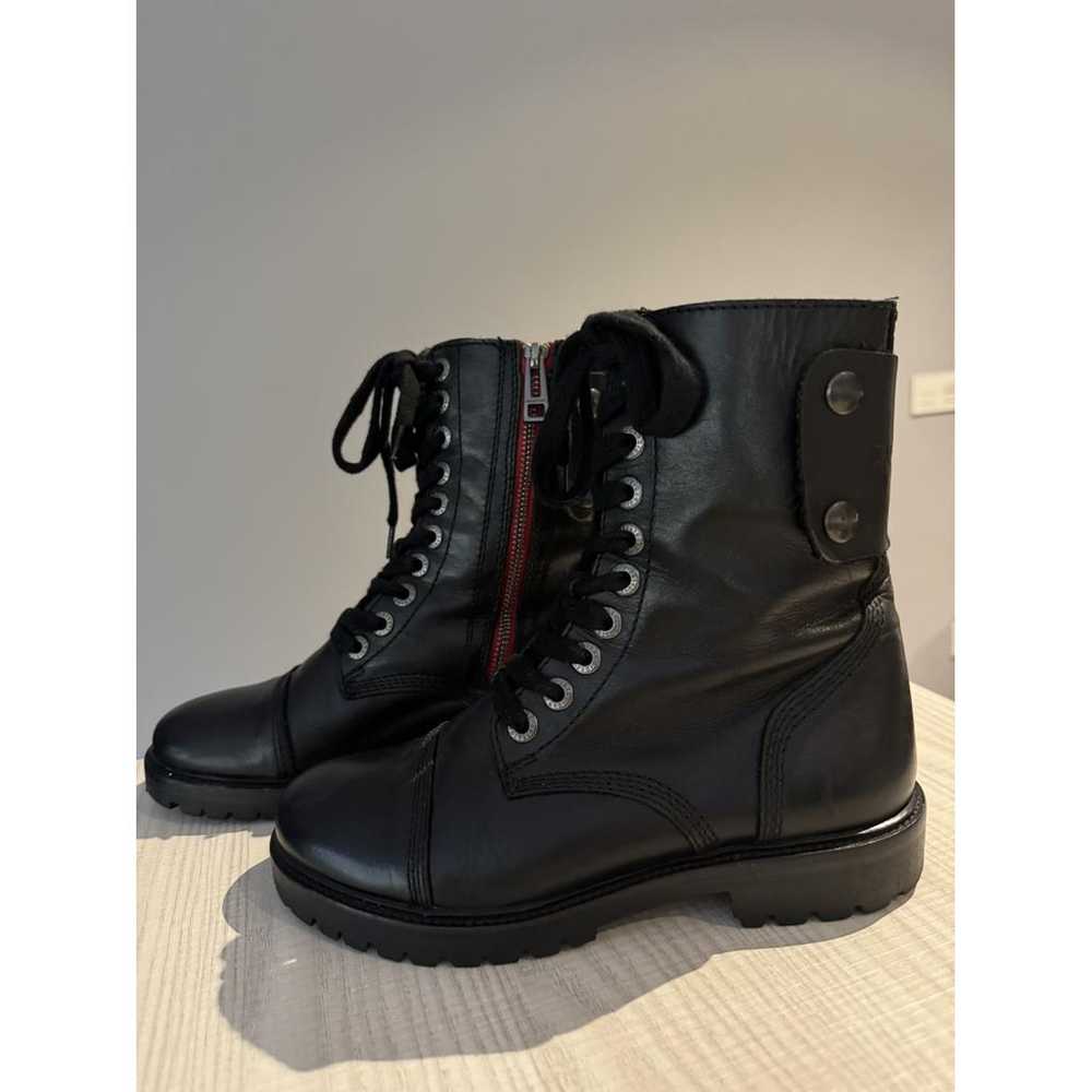 Zadig & Voltaire Joe leather biker boots - image 4