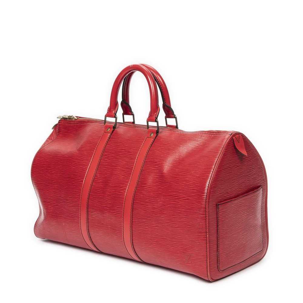 Louis Vuitton Keepall leather 24h bag - image 2