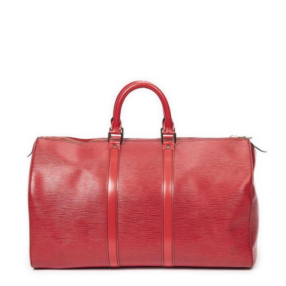 Louis Vuitton Keepall leather 24h bag - image 5