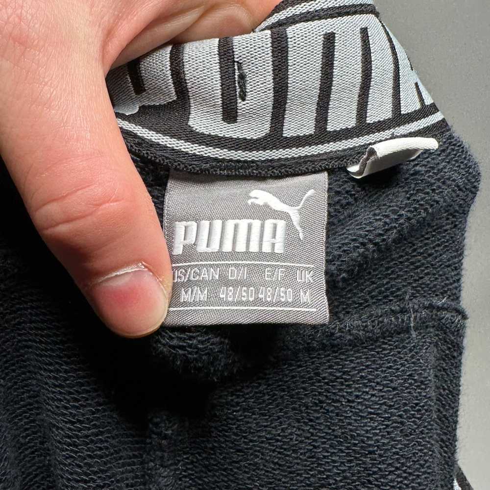 Puma × Streetwear × Vintage Puma Joggers Jet Blac… - image 4