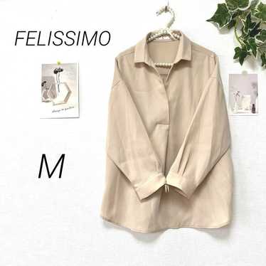 6270-1 FELISSIMO Skipper Blouse Solid Color M - image 1