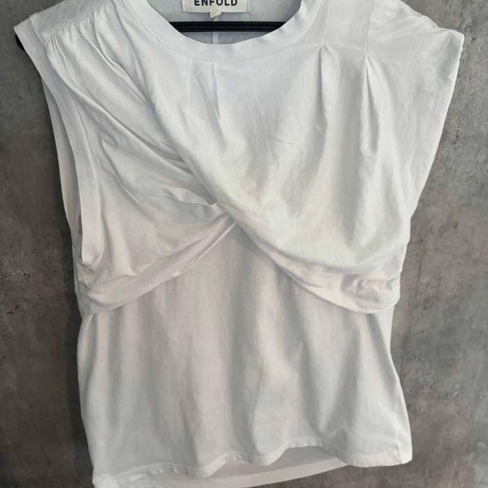 Enfold sleeveless T-shirt. - image 1