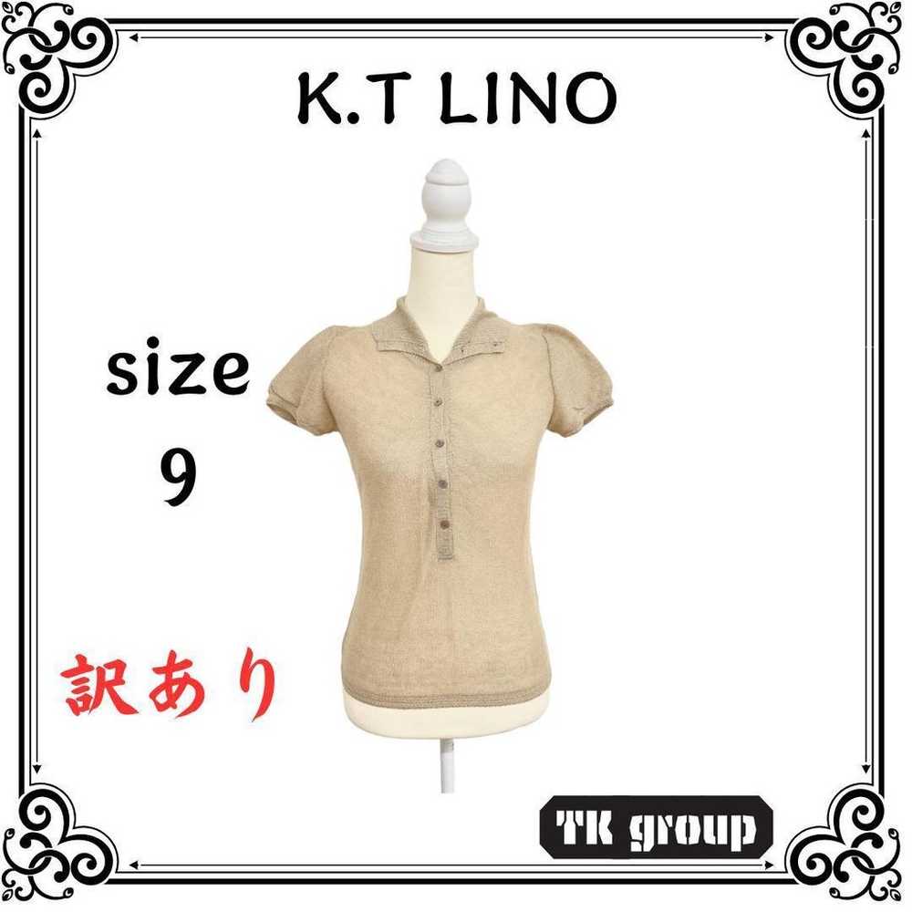 Irregular Kateilino Women's Tops T-shirt Cut-slee… - image 1