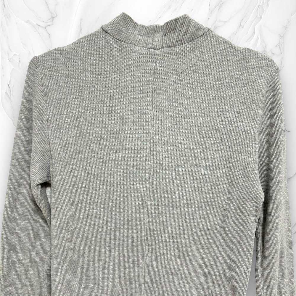 Adam Elpoe Long Sleeve Cut and Sewn Gray High Nec… - image 5