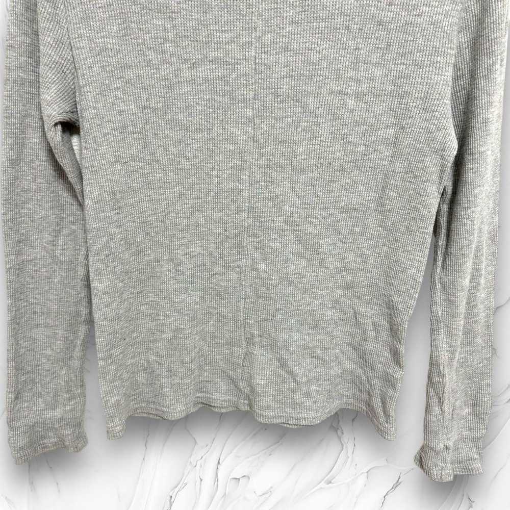 Adam Elpoe Long Sleeve Cut and Sewn Gray High Nec… - image 6