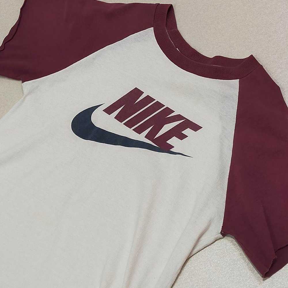 NIKE 90's 00's Raglan Ringer T-shirt - image 2