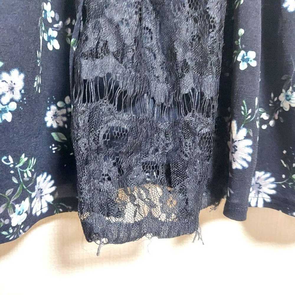 axes femme Short-sleeve Shirt Floral Pattern Over… - image 10