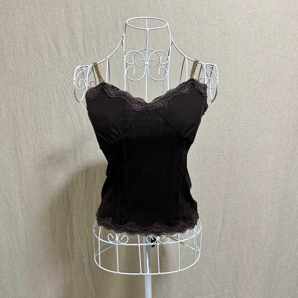 Fairy Grange Camisole Brown Lace Type - image 1