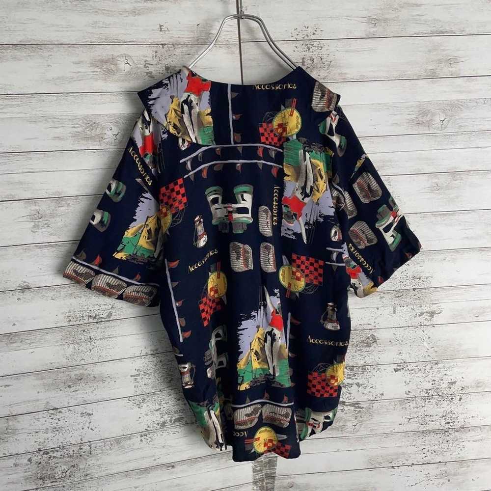 B1095 Vintage Short-Sleeve Shirt Retro Popular Cl… - image 6