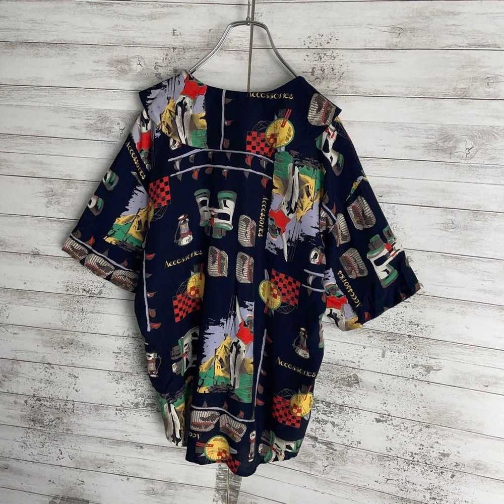 B1095 Vintage Short-Sleeve Shirt Retro Popular Cl… - image 7