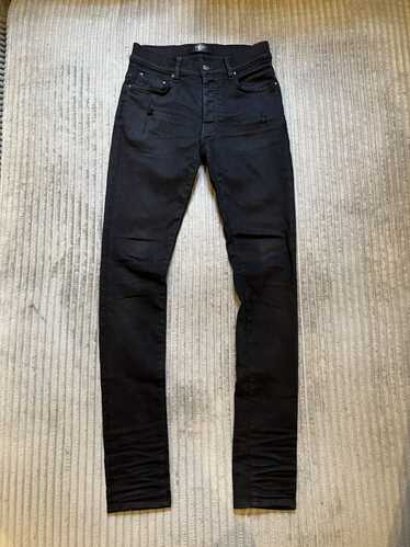 Amiri Amiri Distressed Black Skinny Jeans