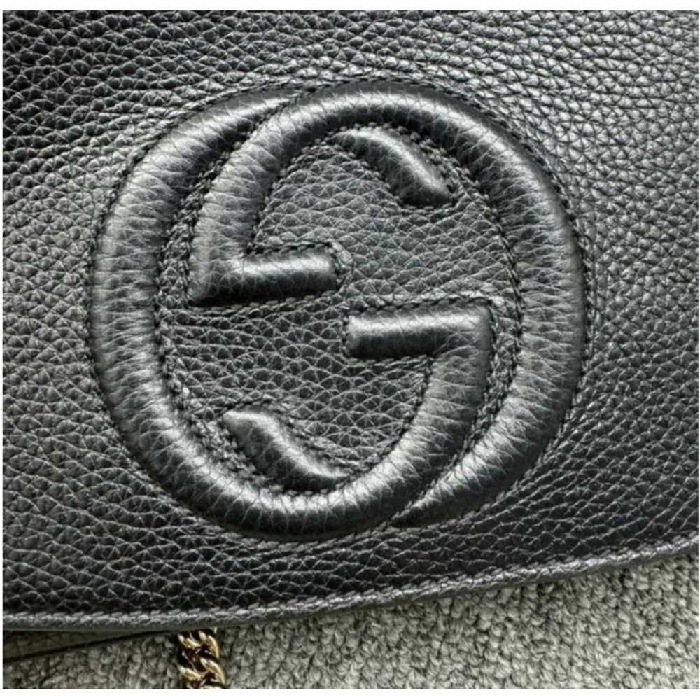 Gucci Soho Long Flap leather handbag - image 5