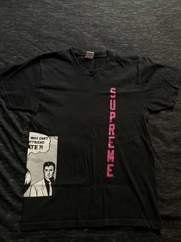 Supreme SS17 Thrasher Tee 黒 (Supremeステッカー付き) Supreme SS17 Thrasher Tee 黒 (Supremeステッカー付き