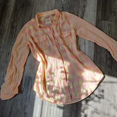 Gorgeous Vintage Hollister Y2K Button Up Shirt Top - image 1