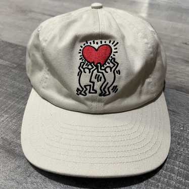 Keith Haring Keith Haring Heart Art Beige Embroide