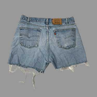 Levi's × Vintage Vintage 1980s faded cut off Levi… - image 1