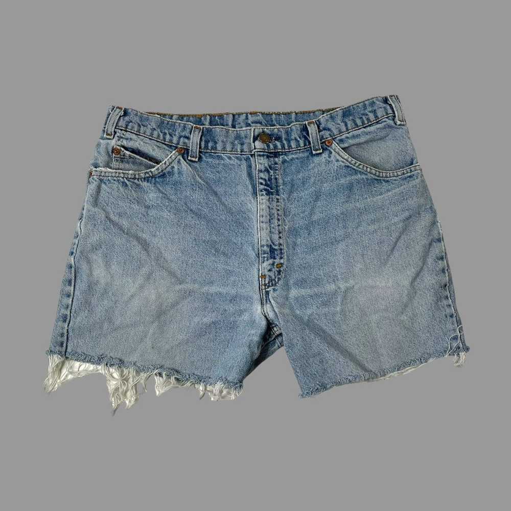 Levi's × Vintage Vintage 1980s faded cut off Levi… - image 2