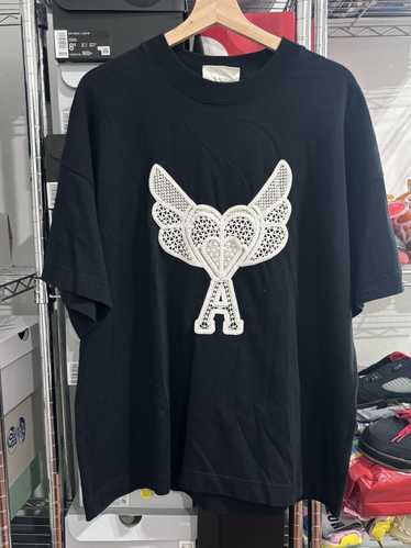 AMI Ami Black Knitted Tee