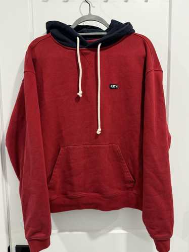 Kith Kith Williams III Contrast Hoodie Red / Navy