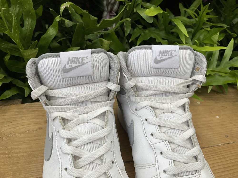 Nike 🔥 Rare Big Nike Dunk High White Wolf Grey - image 11